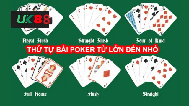 Các bước xếp bài Poker